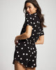 WHIMSY DOT BLACK/PORC