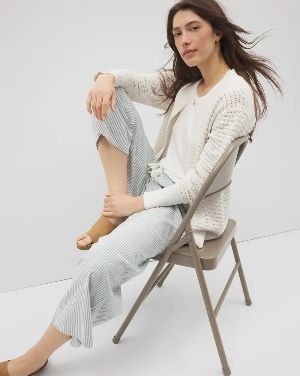 Cotton Open Stitch Cardigan