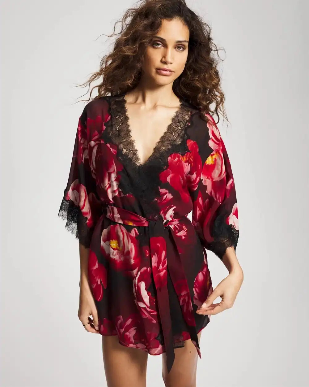 Silk Chiffon Robe